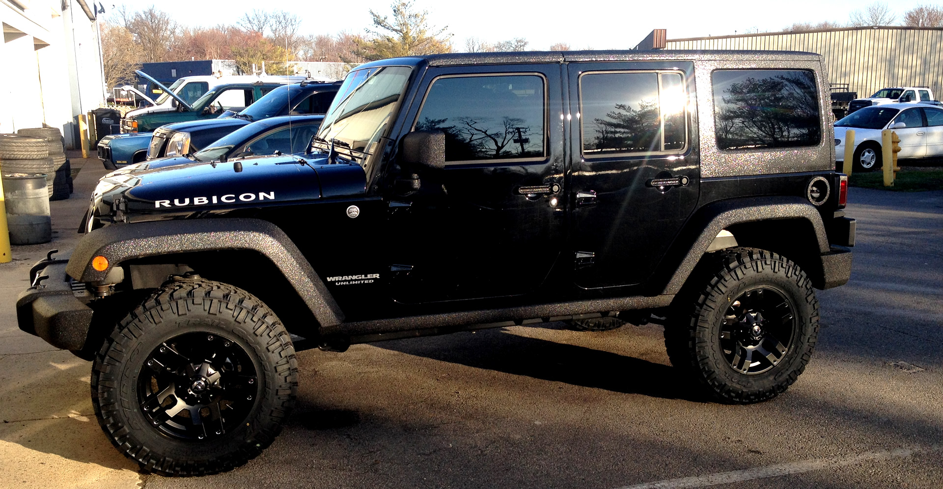 Black Rubicon Jeep